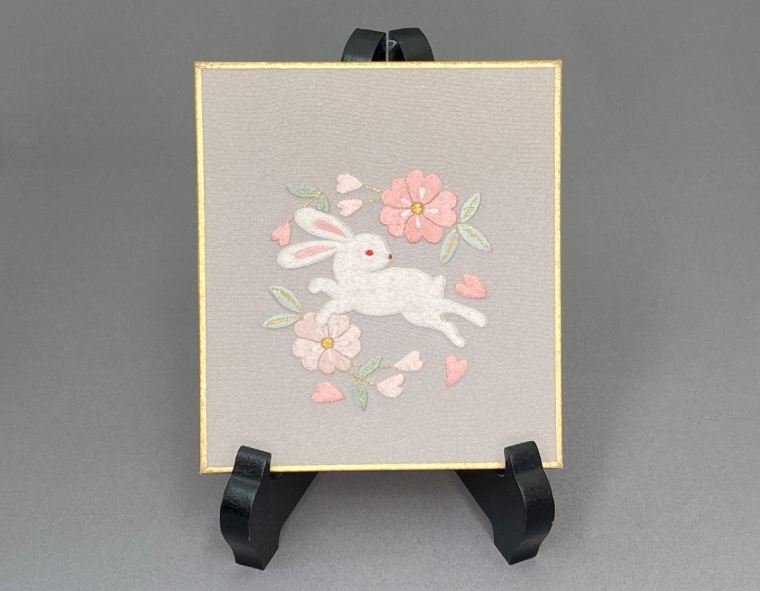 桜にうさぎ＜初級＞1