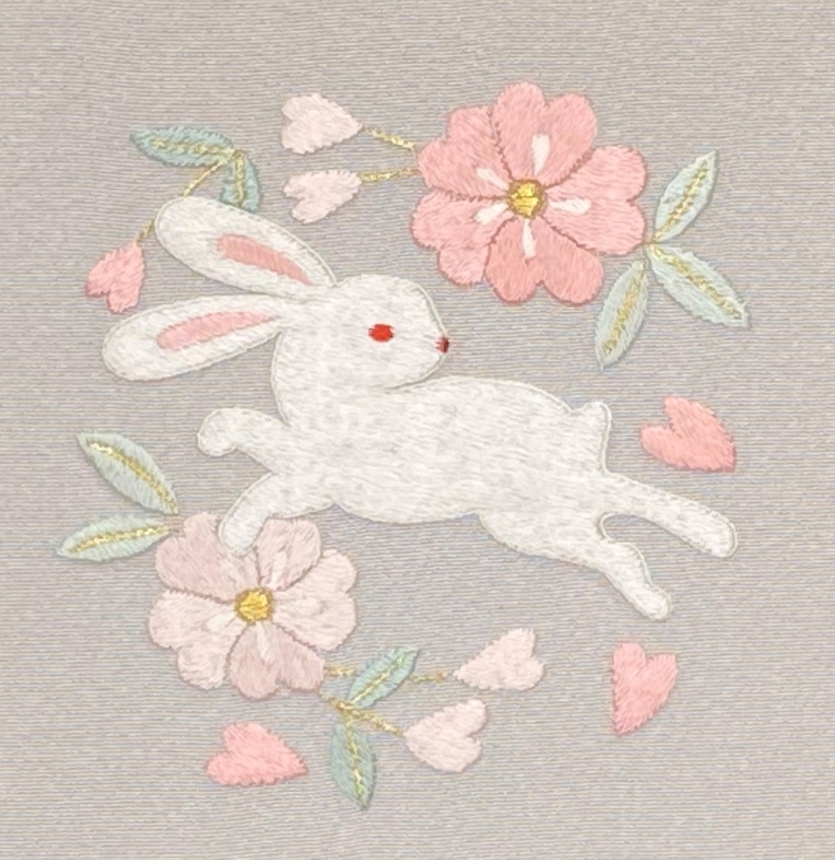 桜にうさぎ＜初級＞2