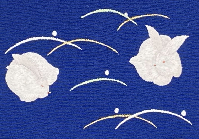 つゆ芝にうさぎ2
