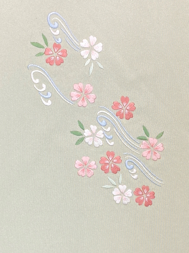 包みふくさ・流水に桜3