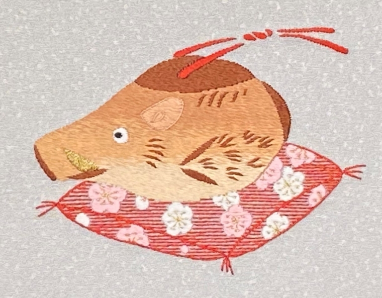 土鈴イノシシ2