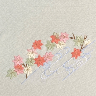 包みふくさ・流水に紅葉サムネイル3