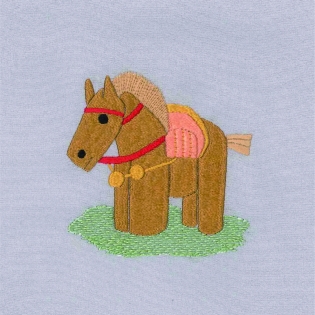ミニ色紙 吉祥馬(きっしょうま)サムネイル1