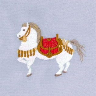 ミニ色紙 白馬サムネイル1